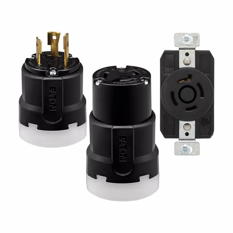 Eaton AHCL1730P 3-Phase Color Coded Ultra Grip Locking Device Plug 600 VAC 30 A