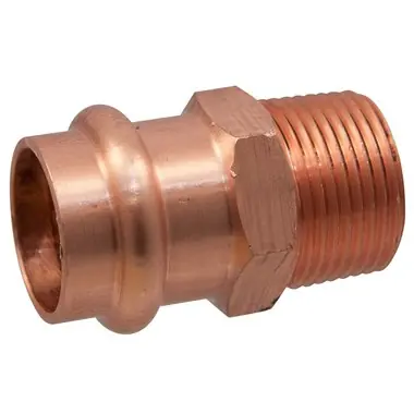 NIBCO PC604-2 PVC Coated Copper Coupling 2 Pack