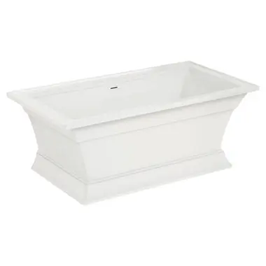 American Standard 1614305.002 Town Square S 8-1/10 in. Overflow Cover and Drain Kit in Polished Chrome