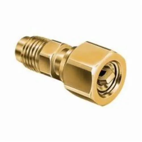 JB Industries A33004 Access Valve Coupler With Depressor 1/4 in SAE Swivel Flare x Male Flare