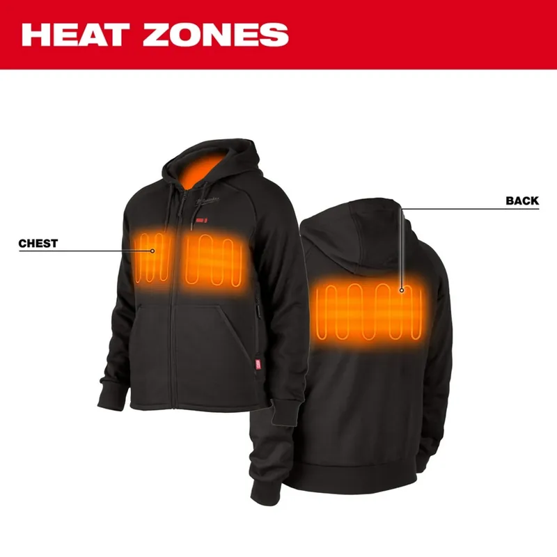 Milwaukee 306B-20S M12 Heated Hoodie Black Small