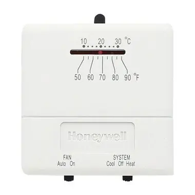Reznor RZ255350 Thermostat 1 Heat 1 Cool T812C100 50-90 Degrees Fahrenheit