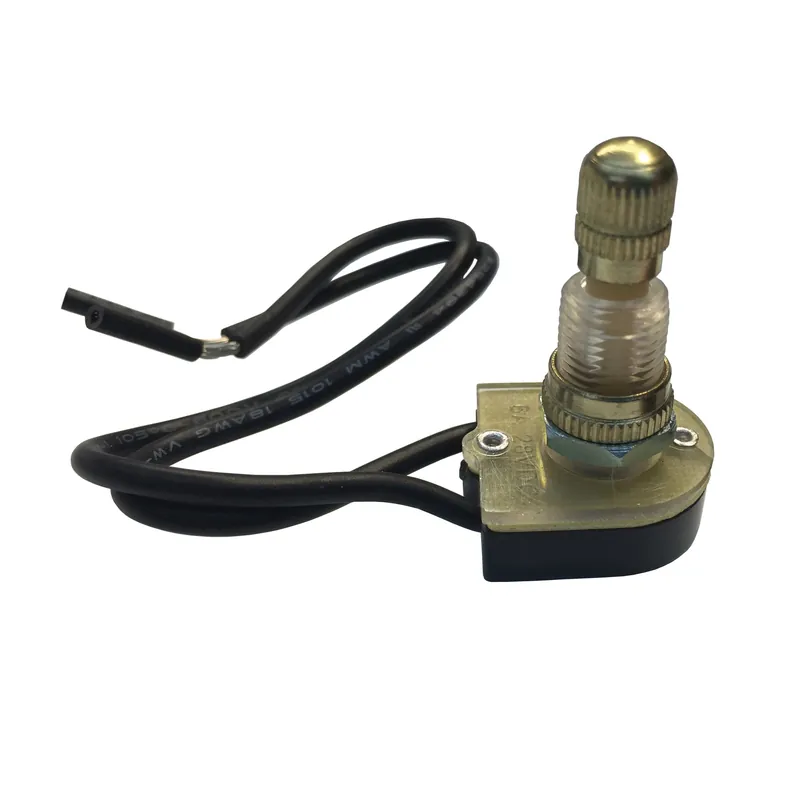 GB Electrical GSW-61 2-Terminal Rotary Switch 125/250 VAC 3/6 A SPST Contact
