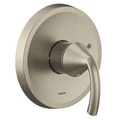 Moen UT2741BN Glyde M-CORE 2-Series 1-Handle Shower Trim Kit in Brushed Nickel (Valve Sold Separately)