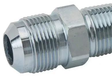 BrassCraft MAU2-10-8S Steel 5/8 x 1/2 in. OD x MIP Gas Appliance Connector