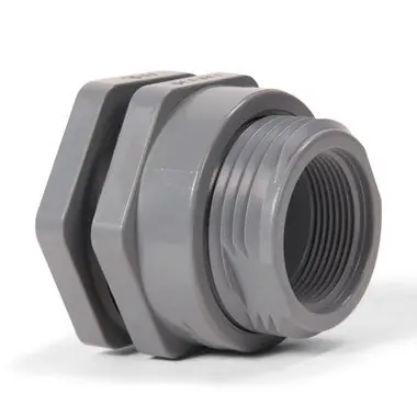 Hayward BFA2010CES 1 CPVC Bulkhead Fitting w/EPDM Gasket Socket x Thread