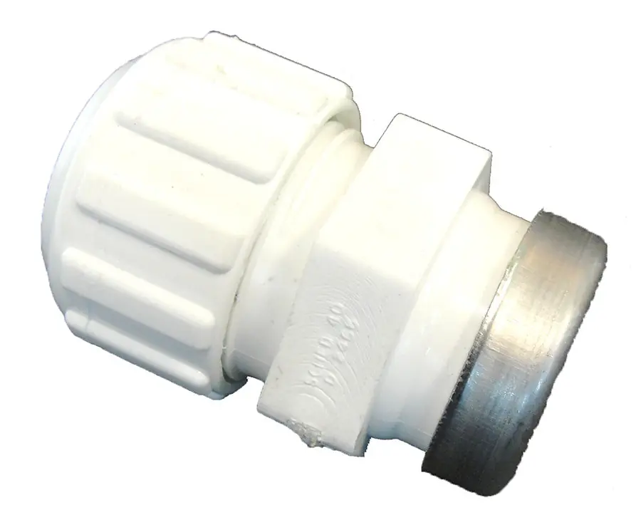 NDS 731-15 Flo-Lock 700 Series 1-1/2 in. FPT x CTS Straight SDR 9 Polyethylene and PVC Compression Adapter