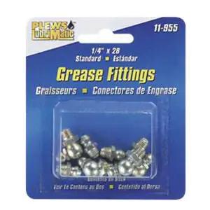 Mars 93383 Grease Fitting Kit Steel Plated 8 Assorted