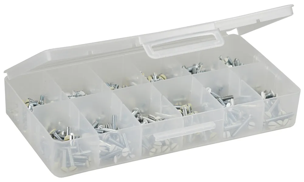 L.H. Dottie APS1 Wall Plate Screw Kit - 450 Pieces - Zinc Plated - #6-32