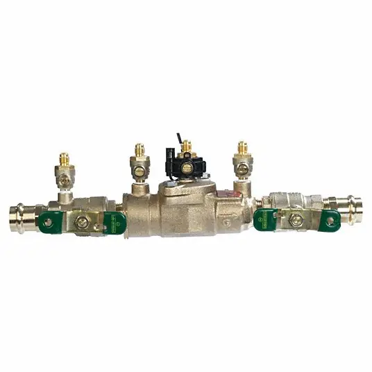 Watts Regulator 3/4LF007M3-QT-FZ Backflow Preventer LF007 3/4 Inch Lead Free Bronze Quarter Turn Dual Check FNPT LF007M3QT-34