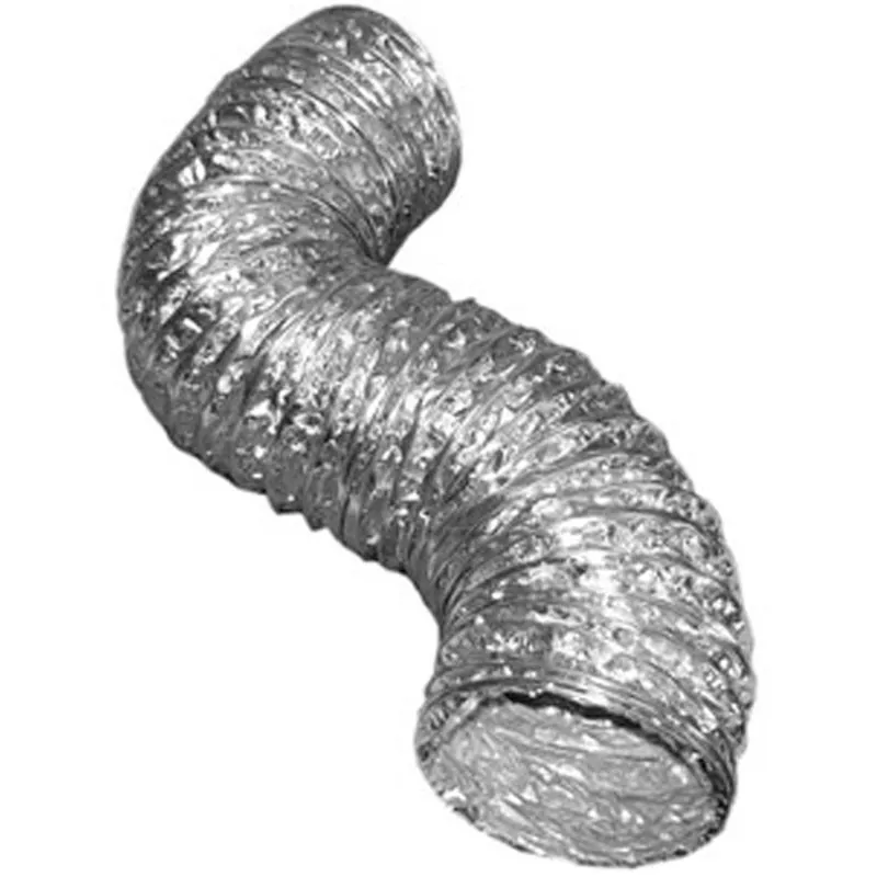 Deflecto F0450 Supurr-Flex 4 in. x 50 ft. Uninsulated Flexible Air Duct