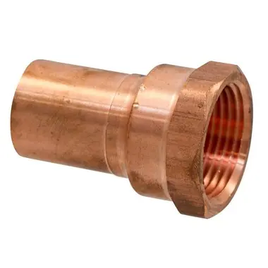 Nibco PC6032R-34X12 Adapter Extended 3/4 x 1/2 Inch Wrot Copper Fitting x Female