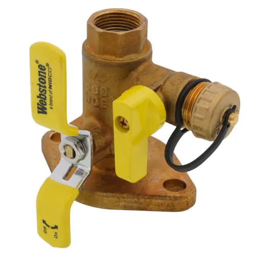Webstone 40413 3/4 IPS Isolator Flange with Drain