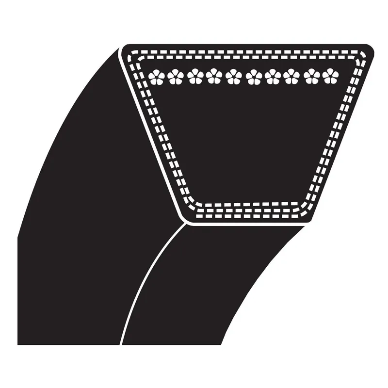 BESTORQ A34 Classical Wrapped V-Belt, 1/2 in W Top, 36 in L Outside, 0.32 in THK, A Section