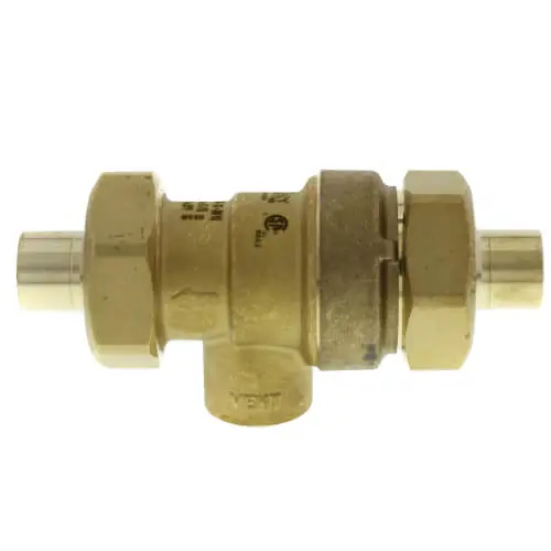Caleffi 573409A AutoFill 1/2 in. Brass Sweat Backflow Preventer