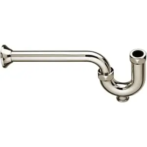 DXV D35700020.150 Traditional Decorative P-Trap in Platinum Nickel