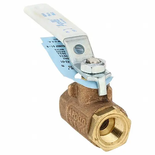 Apollo 70LF14201 Ball Valve Lead Free Bronze 3/8 Inch Female 2 Piece Standard Port