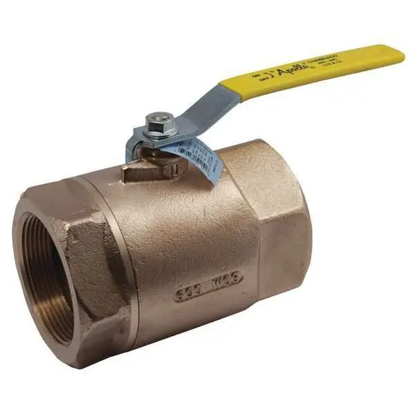 Apollo 70LF14801 Ball Valve Lead Free Bronze 2 Inch Female 2 Piece Standard Port Stainless Steel Ball and Stem