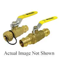 Webstone 80336W Ball Valve 11/2 Pressures x F1960 PEX Lead Free Full Port Bronze