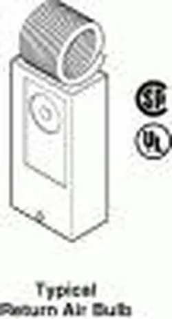 Schneider Electric TC-4166 Two-Position Single Stage Return Air Bulb 50-90F With Air Coil
