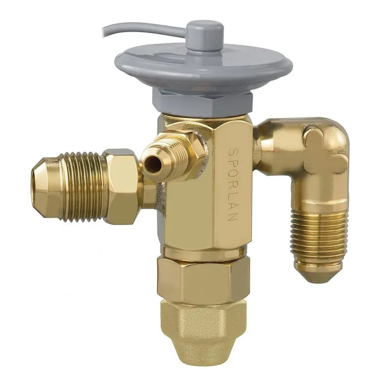 Sporlan 109207 Expansion Valve F Thermostatic 3/8 x 1/2 Inch SAE Flare R-134A External C