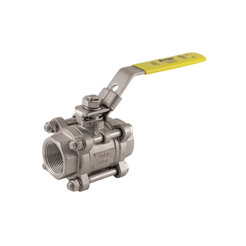 Jomar 500-310 Full Port 3 Piece 4 Bolt Swing Out Body Threaded Connection 1000 WOG