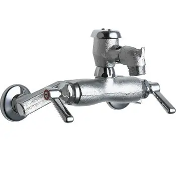 Chicago Faucet 305VBRXKRCF Service Sink Faucet  Hot and Cold Water