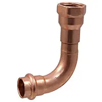 Nibco PC607-3 Elbow 90 Degree 3 Inch Wrot Copper Press x Press