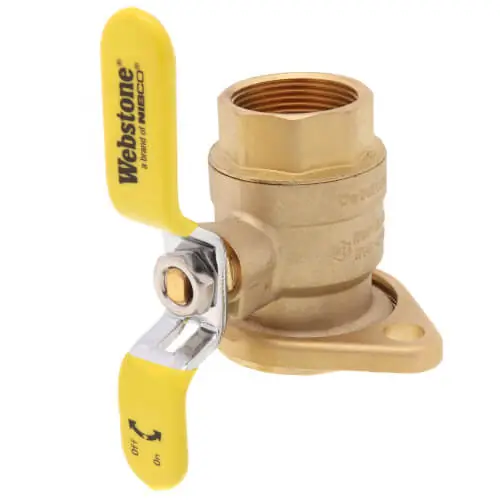 Webstone 41405W 1-1/4 Threaded Isolator Flange w/ Rotating Flange - Lead Free