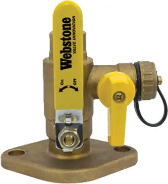 Webstone 50414 The Isolator Uni-Flange Ball Valves 600WOG 1 Sweat x Flange