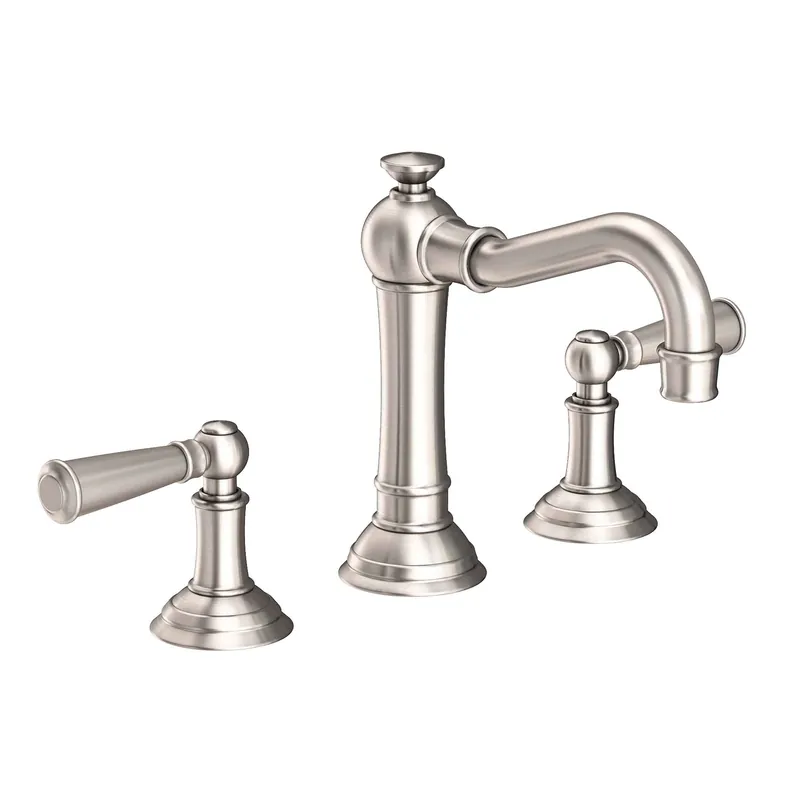 Newport Brass 2470/15S Jacobean Two Handle Widespread Bathroom Sink Faucet in Satin Nickel - PVD
