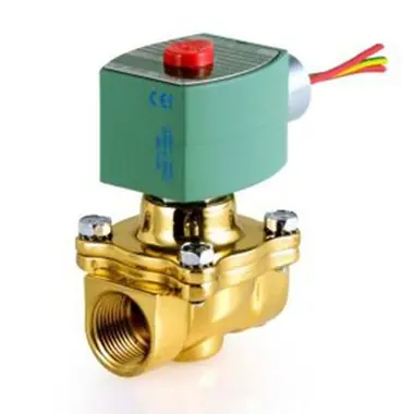 ASCO 8210G008-24 Solenoid Valve 8210 2-Way Brass 1-1/4 Inch NPT Normally Closed 24AC
