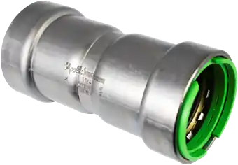 Apollo PWR7480033 Powerpress, Press Coupling With Stop, Non-Gas, 1-1/4 inch x 1-1/4 inch, Press x Press, Model 400
