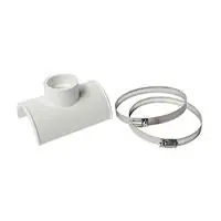Sioux Chief 891-0312P 1-1/2 x 2 in Hub x Spigot Saddle Stainless Steel Tee