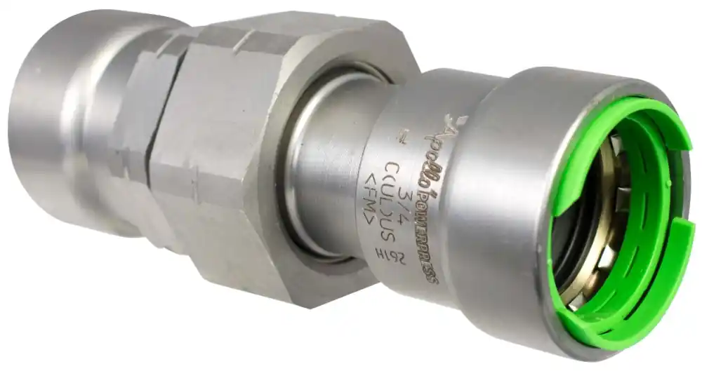 Apollo PWR7481166 Powerpress Union, Press x Press, 2 inch x 2 inch