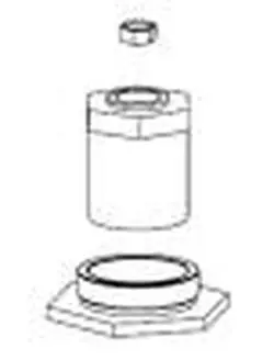 Schneider Electric AV-801 Adapter Kit For JCI VG7xxxCT, VG7xxxET, VG7xxxGT, VG7xxxLT, 1/2 and 3/4 Two and Three Way Globe Valves