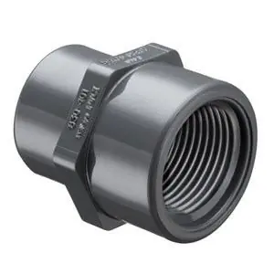 Spears 830-211 1-1/2X1 PVC Reducing Coupling FPT SCH80