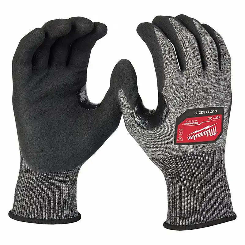 Milwaukee Tool 48-73-7133 Gloves High Dexterity Nitrile Cut Level 3 XL