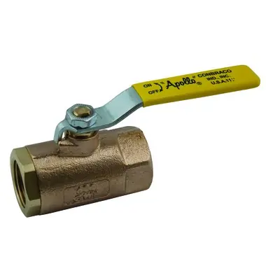 Apollo Valves 7010117 70-100 Series 1/4 in. Bronze Full Port FNPT 600# Ball Valve