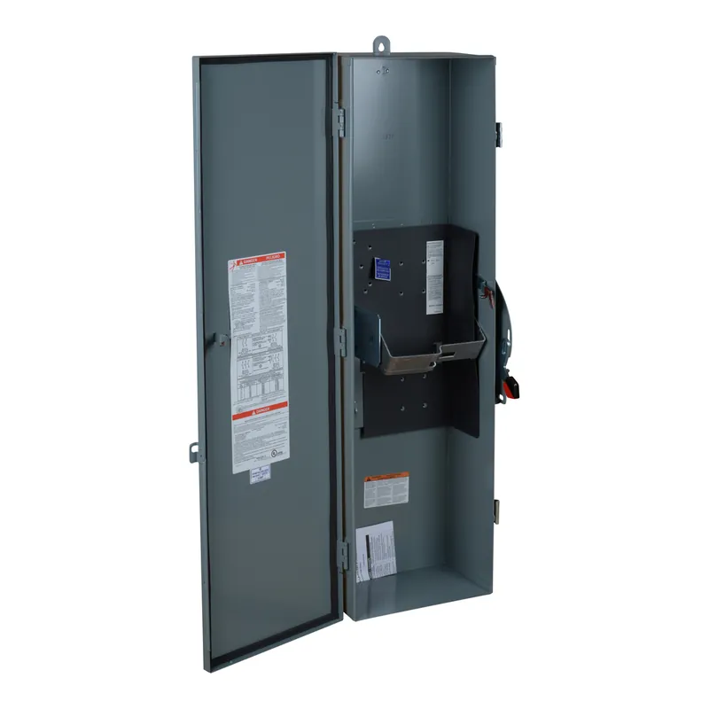 Square D LA400AWK 13.75 x 7.25 x 42.25 Inch NEMA 3R/12 Surface Mount Circuit Breaker Enclosure
