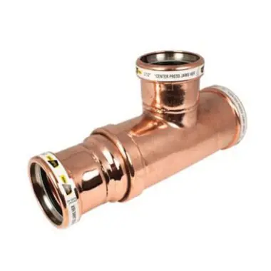 Apollo 10066515 2-1/2 x 2 x 3 in. Copper Press Reducing Tee