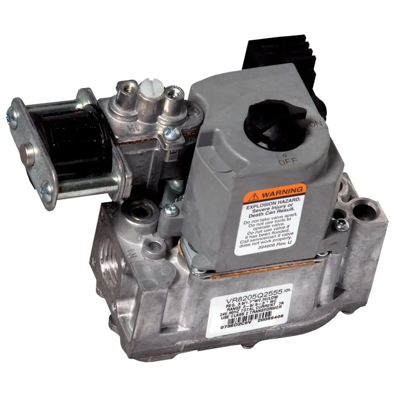 Resideo VR8205Q2746T/U Two Stage Gas Controls for Direct Ignition appliance, 1/2 in x 1/2 in inlet/outlet size, Standard Opening, 24 V AC, Natural Gas