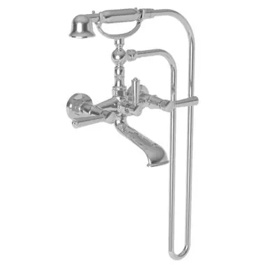 Newport Brass 1200-4283/26 Metropole Lever Handle Wall Mount Exposed Tub and Hand Shower
