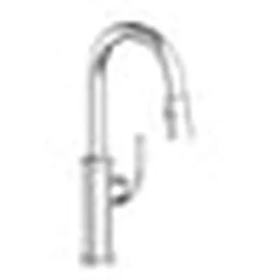 Newport Brass 2940-5103/15S Taft Single Handle Pull Down Kitchen Faucet in Satin Nickel - PVD