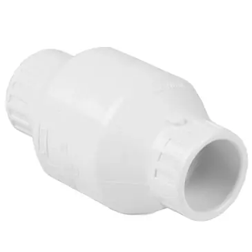 Spears S1520C10F 1 PVC Clear Utility Swing Check Valve Thread EPDM