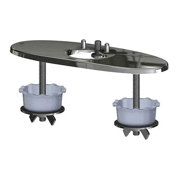Chicago Faucet EQ-A12-KJKCP Cover Plate Assy - EQ Rnd 4P