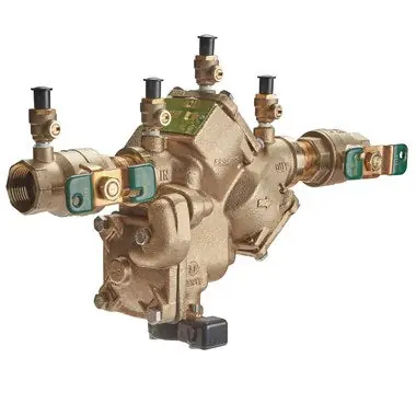 Watts Regulator LF909-QT-FS1 Backflow Preventer 1 Inch Lead Free Bronze