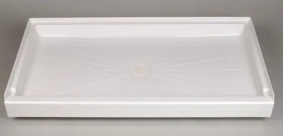 Mustee 3260M - Durabase Center Drain Shower Base 32 in x 60 in x 5-1/2 in White