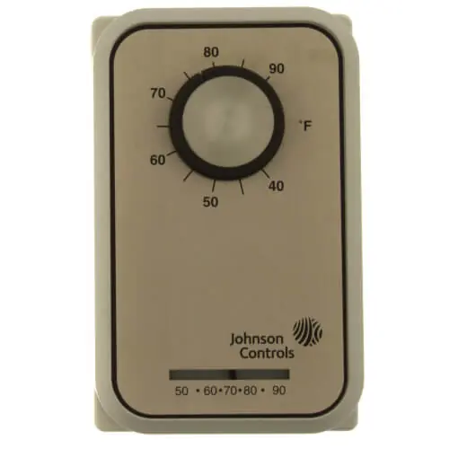 Johnson Controls T26T-3C Heavy Duty Line Voltage Thermostat 40-90F Replacement T26T-3