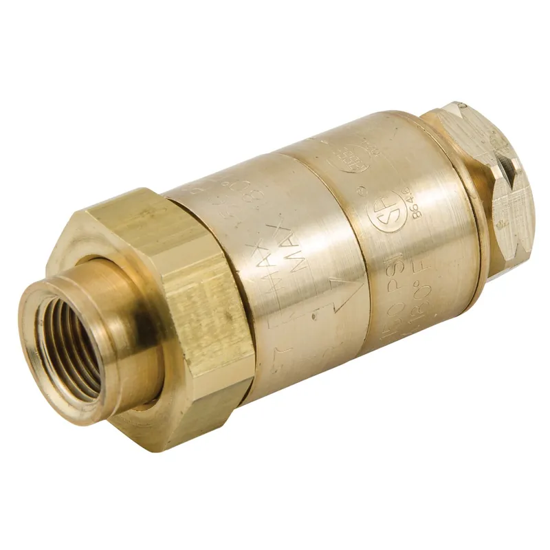 Watts Regulator LF7-38 Check Valve LF7 3/8 Inch Lead Free Brass NPT Buna-N 150 Pounds per Square Inch
